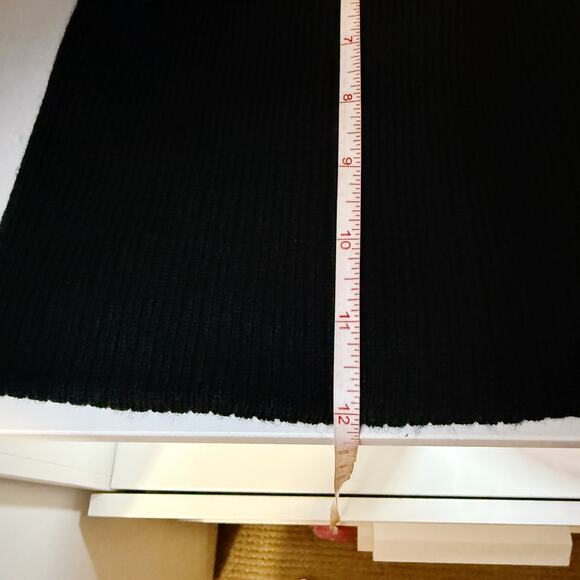 Champion Black Ribbed Knit Embroidered Logo Cuff Beanie Cap Hat Unisex One Size - Picture 7 of 7